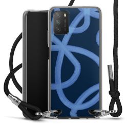 New Carry Case Transparent Stoff schwarz/silber