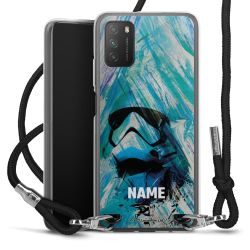 New Carry Case Transparent Stoff schwarz/silber