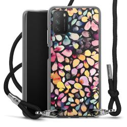 New Carry Case Transparent Stoff schwarz/silber