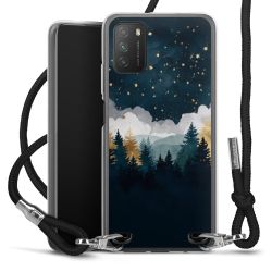 New Carry Case Transparent Stoff schwarz/silber