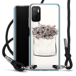 Carry Case Transparent Fabric black/silver