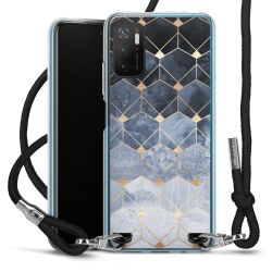 Carry Case Transparent Fabric black/silver