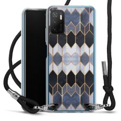 Carry Case Transparent Fabric black/silver