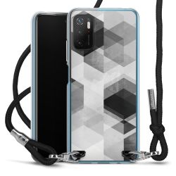 Carry Case Transparent Fabric black/silver