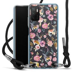 Carry Case Transparent Fabric black/silver