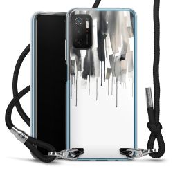 Carry Case Transparent Fabric black/silver