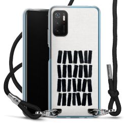 Carry Case Transparent Fabric black/silver