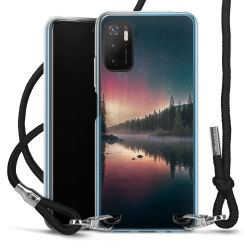 New Carry Case Transparent Stoff schwarz/silber