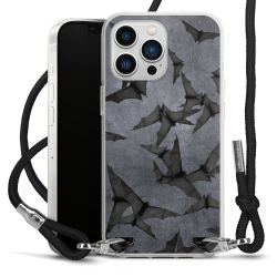 Carry Case Transparent Fabric black/silver