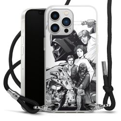 Carry Case Transparent Fabric black/silver