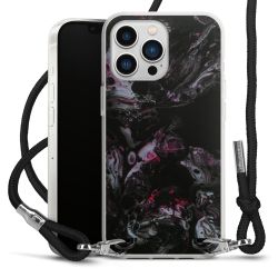 Carry Case Transparent Fabric black/silver