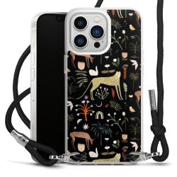 New Carry Case Transparent Stoff schwarz/silber