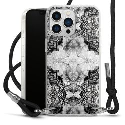 Carry Case Transparent Fabric black/silver