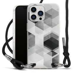 Carry Case Transparent Fabric black/silver