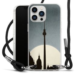 Carry Case Transparent Fabric black/silver