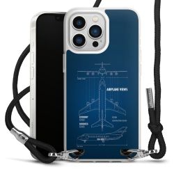 New Carry Case Transparent Stoff schwarz/silber