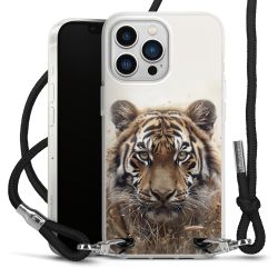 New Carry Case Transparent Stoff schwarz/silber