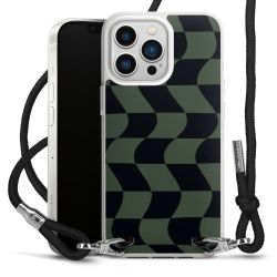 New Carry Case Transparent Stoff schwarz/silber