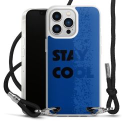 New Carry Case Transparent Stoff schwarz/silber