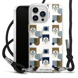 New Carry Case Transparent Stoff schwarz/silber