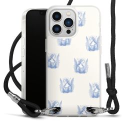 New Carry Case Transparent Stoff schwarz/silber