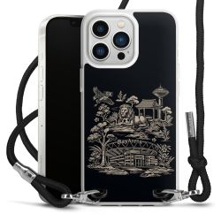 Carry Case Stoff schwarz/silber