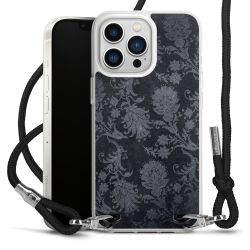 New Carry Case Transparent Stoff schwarz/silber