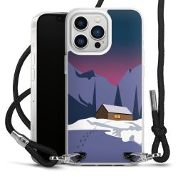 New Carry Case Transparent Stoff schwarz/silber