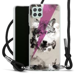 Carry Case Transparent Fabric black/silver