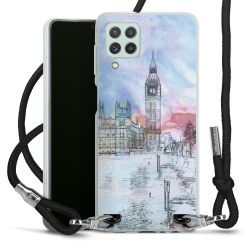 Carry Case Transparent Fabric black/silver