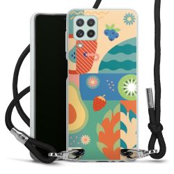 New Carry Case Transparent Stoff schwarz/silber