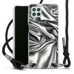 New Carry Case Transparent Stoff schwarz/silber