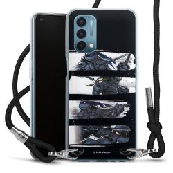 Carry Case Transparent Fabric black/silver