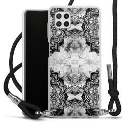 Carry Case Transparent Fabric black/silver