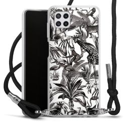 Carry Case Transparent Fabric black/silver