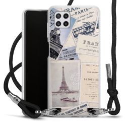 Carry Case Transparent Fabric black/silver