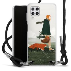 New Carry Case Transparent Stoff schwarz/silber