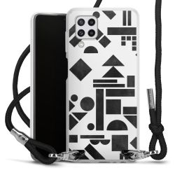 Carry Case Transparent Fabric black/silver