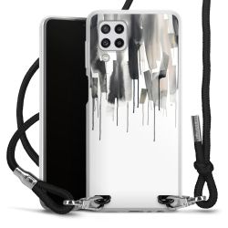 Carry Case Transparent Fabric black/silver