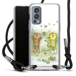 New Carry Case Transparent Stoff schwarz/silber