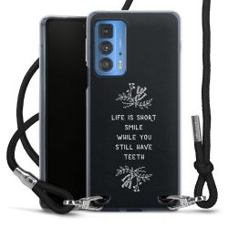 New Carry Case Transparent Stoff schwarz/silber