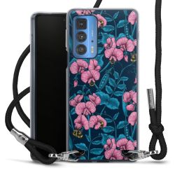 New Carry Case Transparent Stoff schwarz/silber