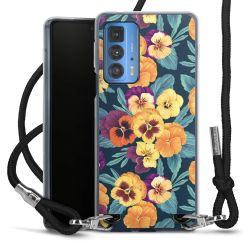 New Carry Case Transparent Stoff schwarz/silber