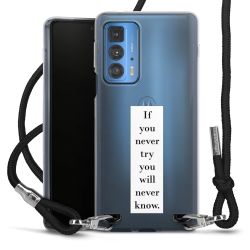 New Carry Case Transparent Stoff schwarz/silber