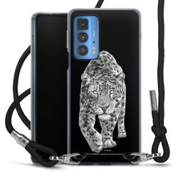 New Carry Case Transparent Stoff schwarz/silber
