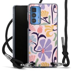 New Carry Case Transparent Stoff schwarz/silber