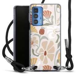 New Carry Case Transparent Stoff schwarz/silber