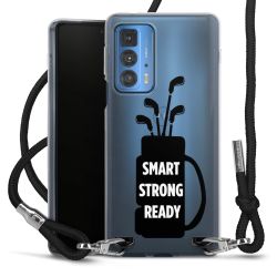 New Carry Case Transparent Stoff schwarz/silber