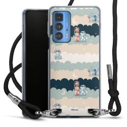 New Carry Case Transparent Stoff schwarz/silber