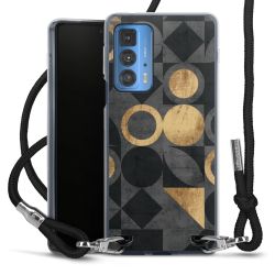 New Carry Case Transparent Stoff schwarz/silber